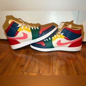 Nike Air Jordan 1 Mid SE Multi Color Size 11